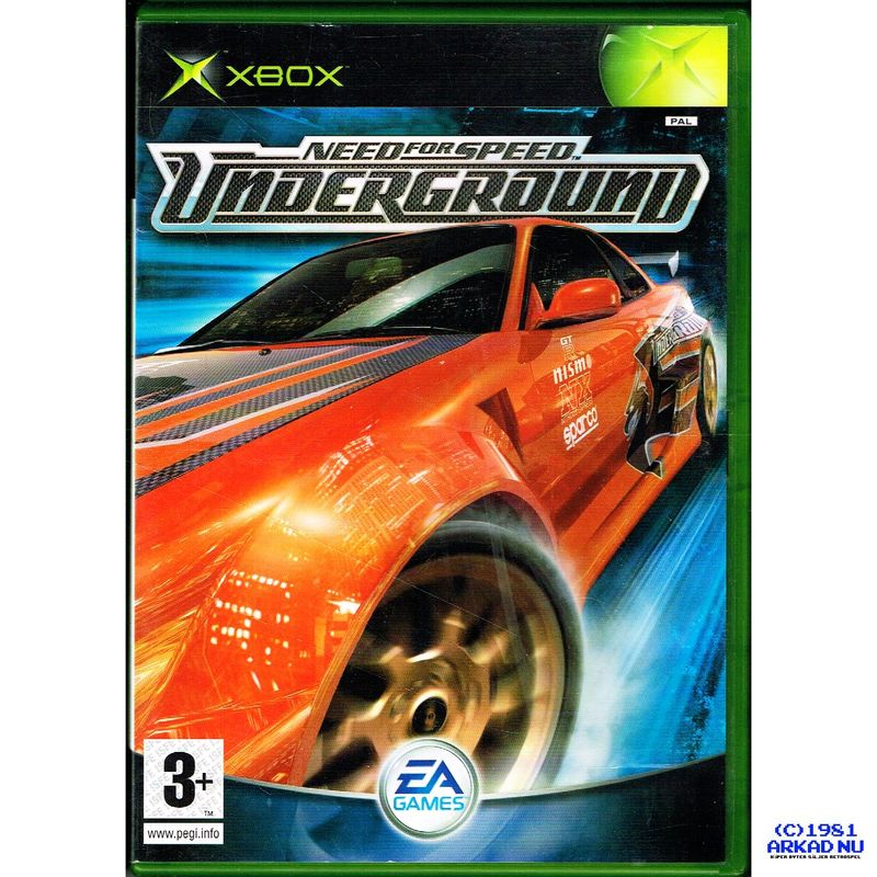 NEED FOR SPEED UNDERGROUND XBOX 