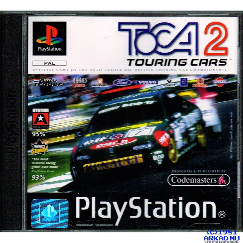 TOCA 2 TOURING CARS PS1