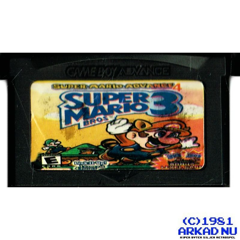 SUPER MARIO ADVANCE 4 SUPER MARIO BROS 3 GAMEBOY ADVANCE BOOTLEG