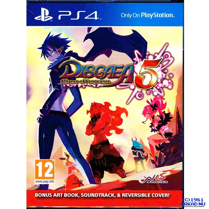 DISGAEA 5 ALLIANCE OF VENGEANCE BONUS EDITION PS4