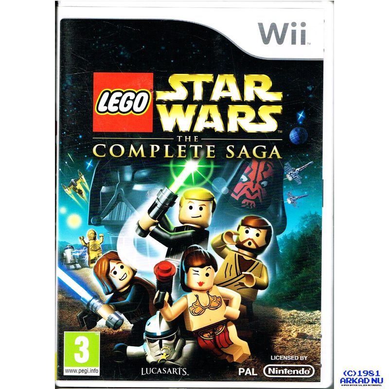 LEGO STAR WARS THE COMPLETE SAGA WII