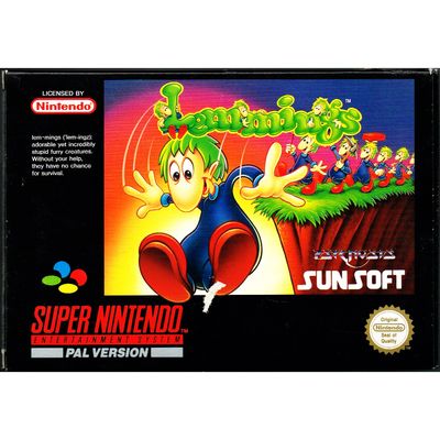 LEMMINGS SNES SCN