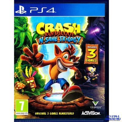 CRASH BANDICOOT N SANE TRILOGY PS4