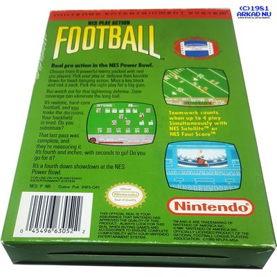 NES PLAY ACTION FOOTBALL REV-A