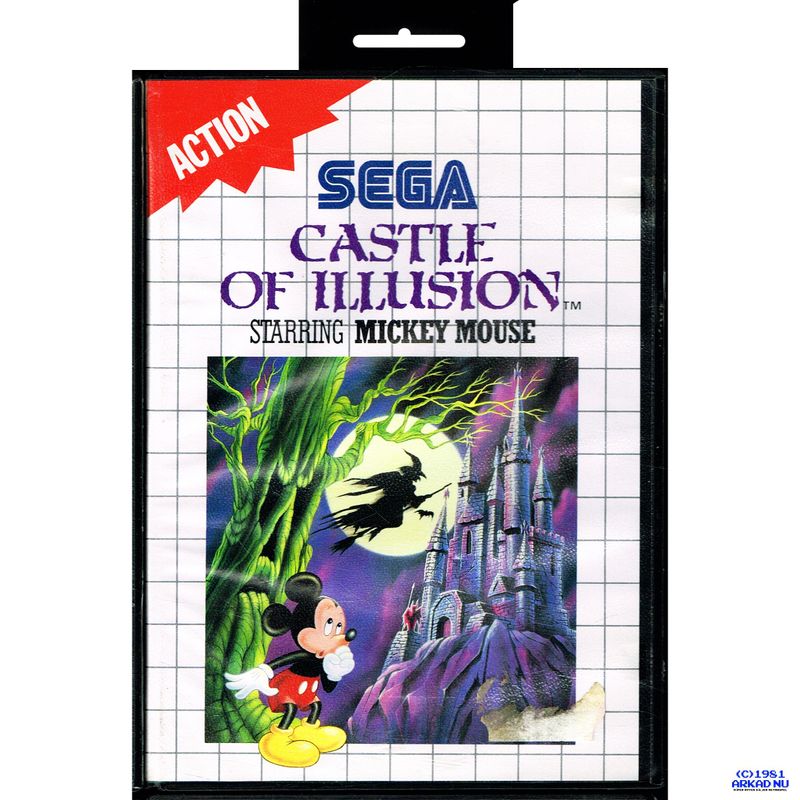 CASTLE OF ILLUSION STARRING MICKEY MOUSE MASTERSYSTEM