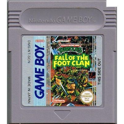 TEENAGE MUTANT HERO TURTLES FALL OF THE FOOTCLAN GAMEBOY SCN