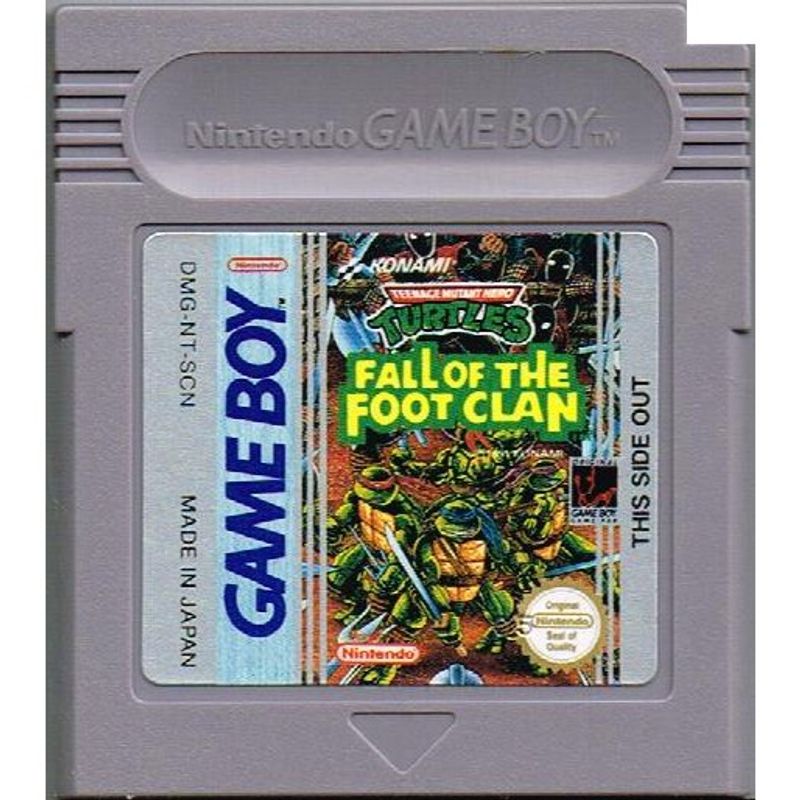 TEENAGE MUTANT HERO TURTLES FALL OF THE FOOTCLAN GAMEBOY SCN