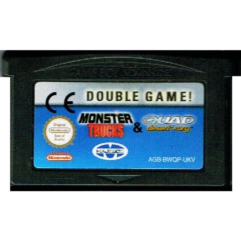 MONSTER TRUCKS & QUAD DESERT FURY DOUBLE GAME GBA