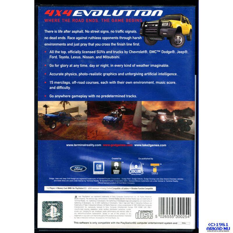 4 x 4 EVOLUTION PS2