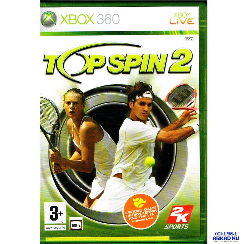 TOP SPIN 2 XBOX 360