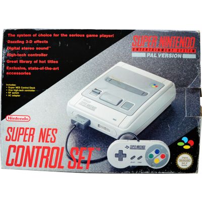 SUPER NINTENDO SNES BASENHET BOXAD