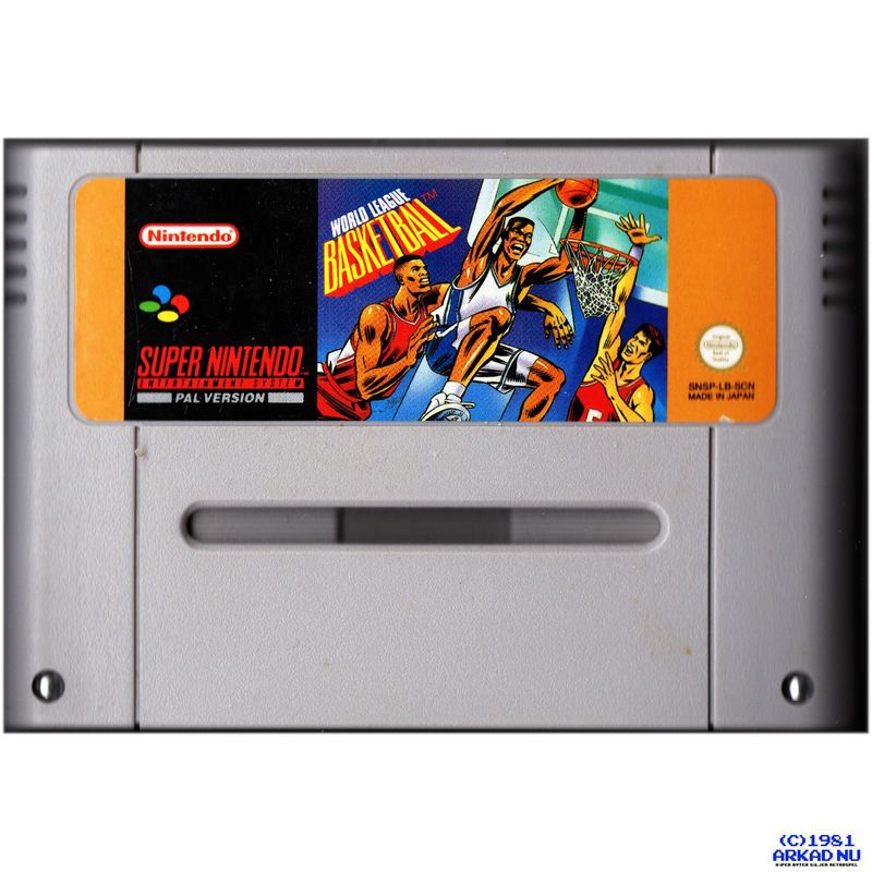 WORLD LEAGUE BASKETBALL SNES SCN