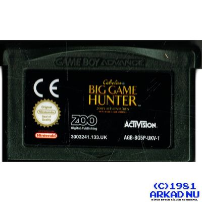 CABELAS BIG GAME HUNTER 2005 ADVENTURES GBA