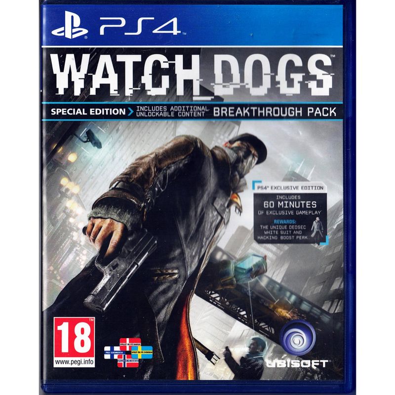 WATCHDOGS SPECIAL EDITION PS4