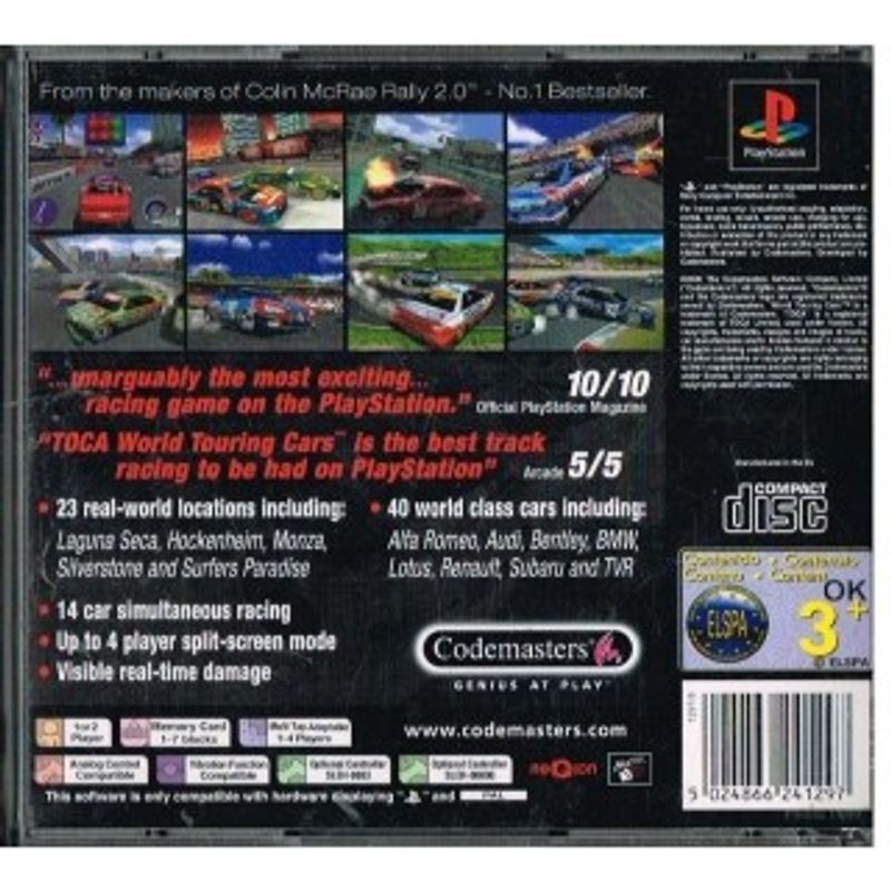 TOCA WORLD TOURING CARS PS1