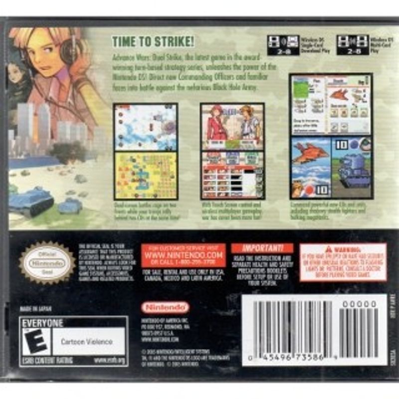 ADVANCE WARS DUAL STRIKE DS