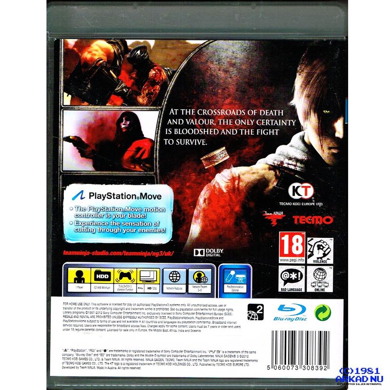 NINJA GAIDEN 3 PS3