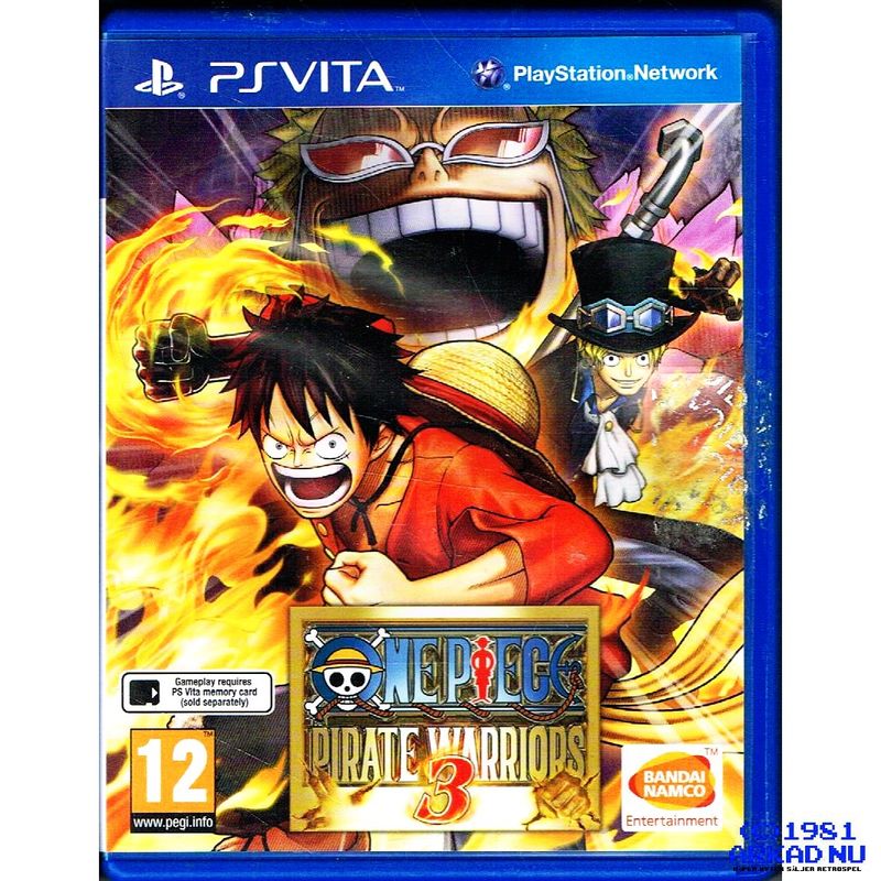 ONE PIECE PIRATE WARRIORS 3 PS VITA