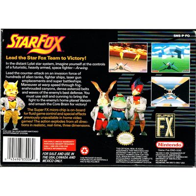 STAR FOX SNES NTSC