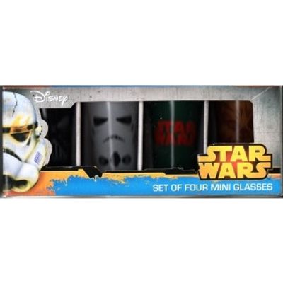 STAR WARS SET OF FOUR MINI GLASSES