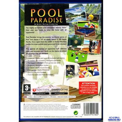 POOL PARADISE PS2