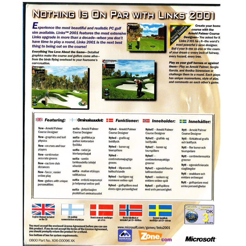 LINKS 2001 PC BIGBOX