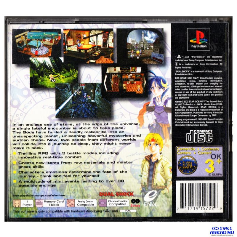 STAR OCEAN THE SECOND STORY PS1