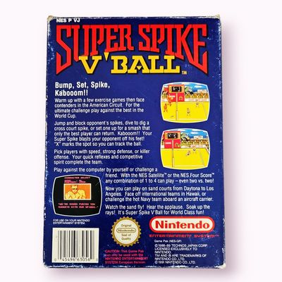 SUPER SPIKE VBALL NES SCN