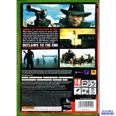 RED DEAD REDEMPTION XBOX 360