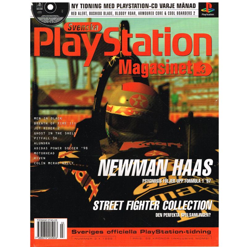 SVENSKA PLAYSTATION MAGASINET NR 3 1998