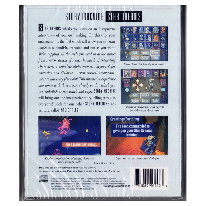 STORY MACHINE STAR DREAMS CD-I NYTT INPLASTAD