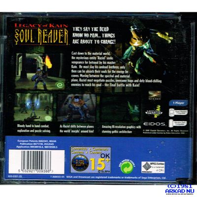 LEGACY OF KAIN SOUL REAVER DREAMCAST