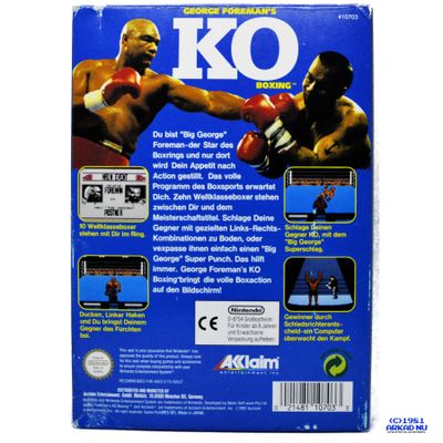 GEORGE FOREMANS KO BOXING NES