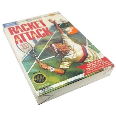 RACKET ATTACK LIMITED EDITION NES REV-A USA NYTT INPLASTAT