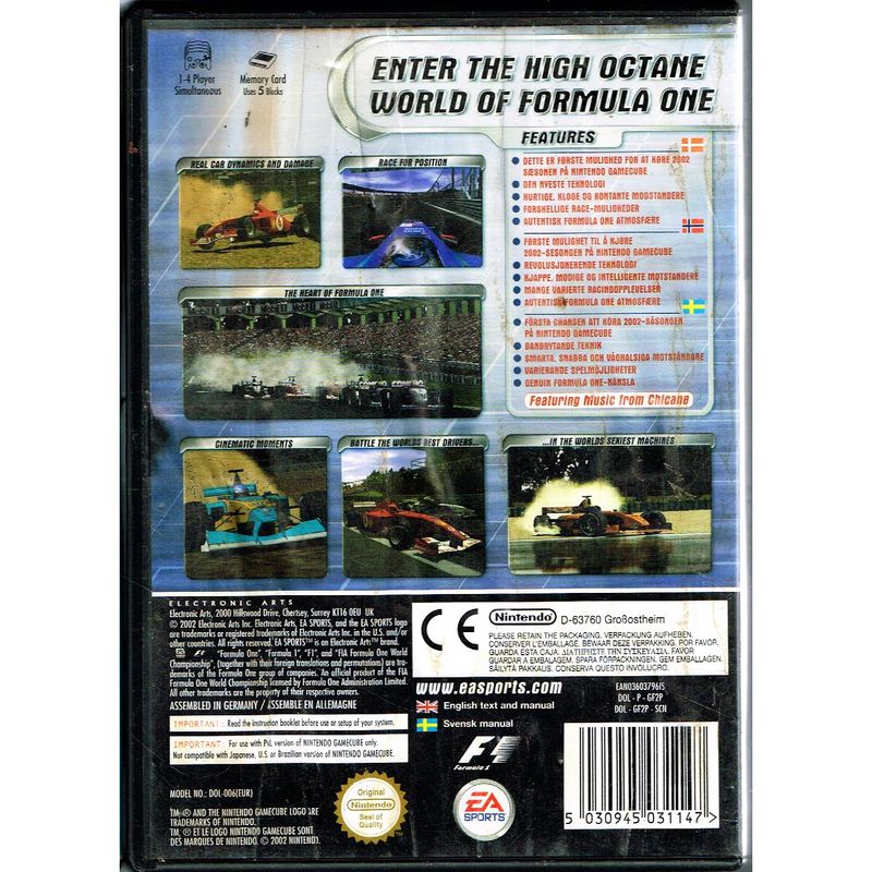 F1 2002 GAMECUBE