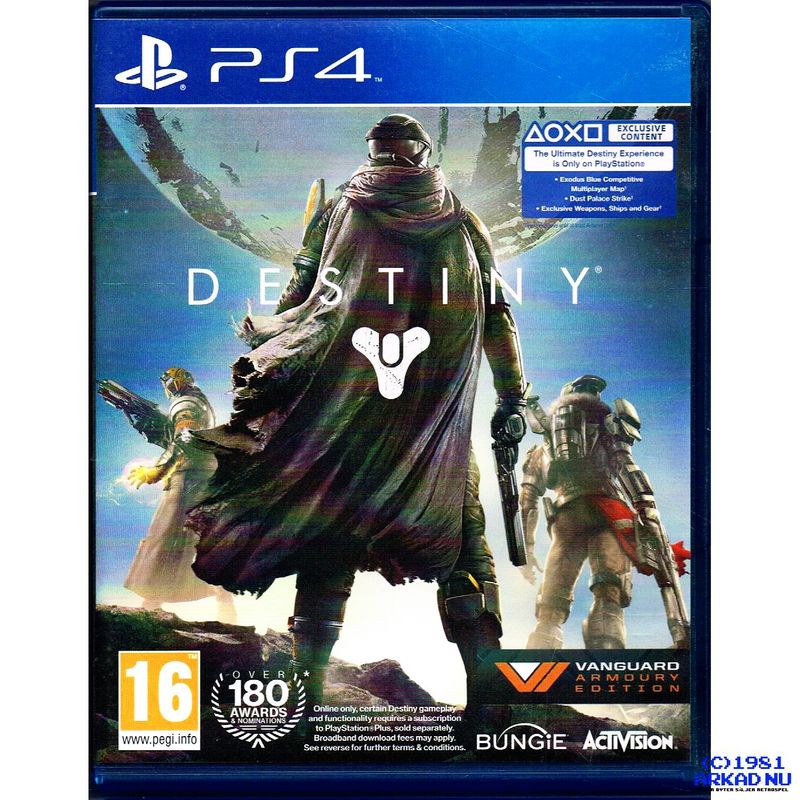 DESTINY VANGUARD ARMOURED EDITION PS4