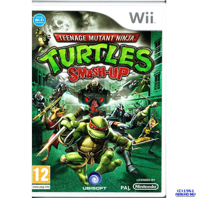 TEENAGE MUTANT NINJA TURTLES SMASH UP WII SCN