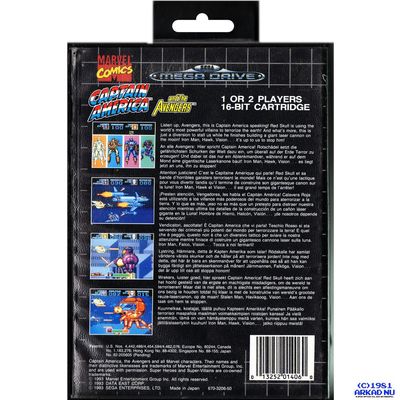 CAPTAIN AMERICA AND THE AVENGERS MEGADRIVE