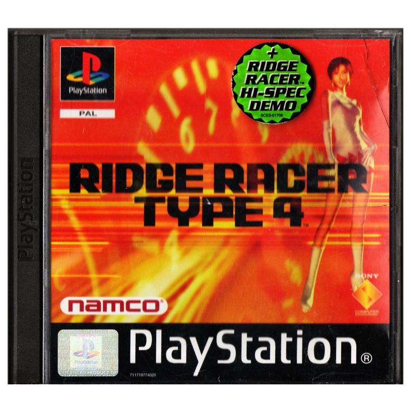 RIDGE RACER TYPE 4 + RIDGE RACER HI-SPEC DEMO PS1