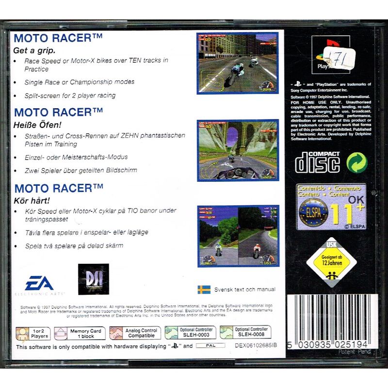 MOTO RACER PS1