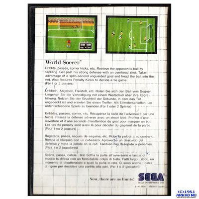 WORLD SOCCER MASTERSYSTEM