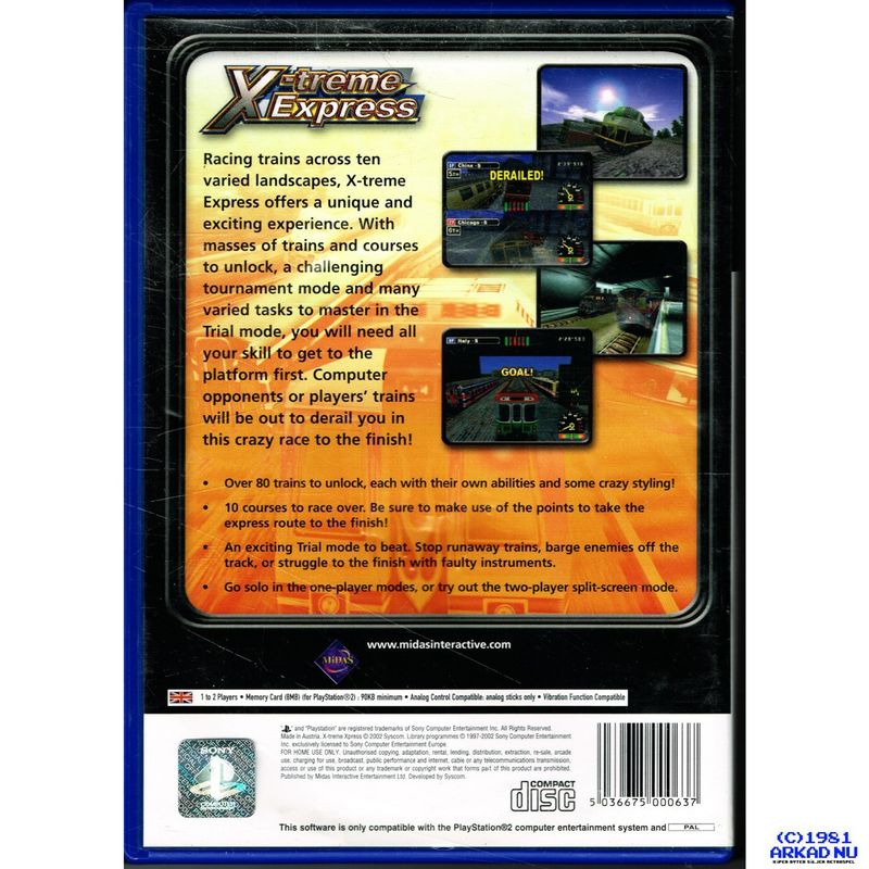 XTREME EXPRESS WORLD GRAND PRIX PS2