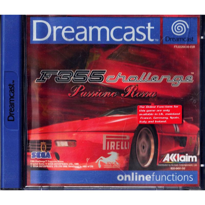 F355 CHALLENGE PASSIONE ROSSA DREAMCAST