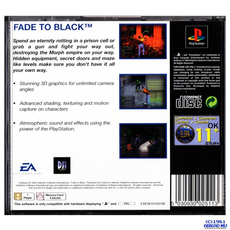 FADE TO BLACK PS1