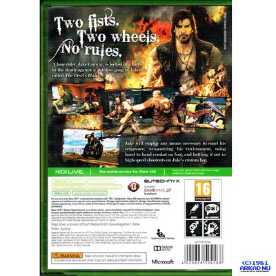 RIDE TO HELL RETRIBUTION XBOX 360