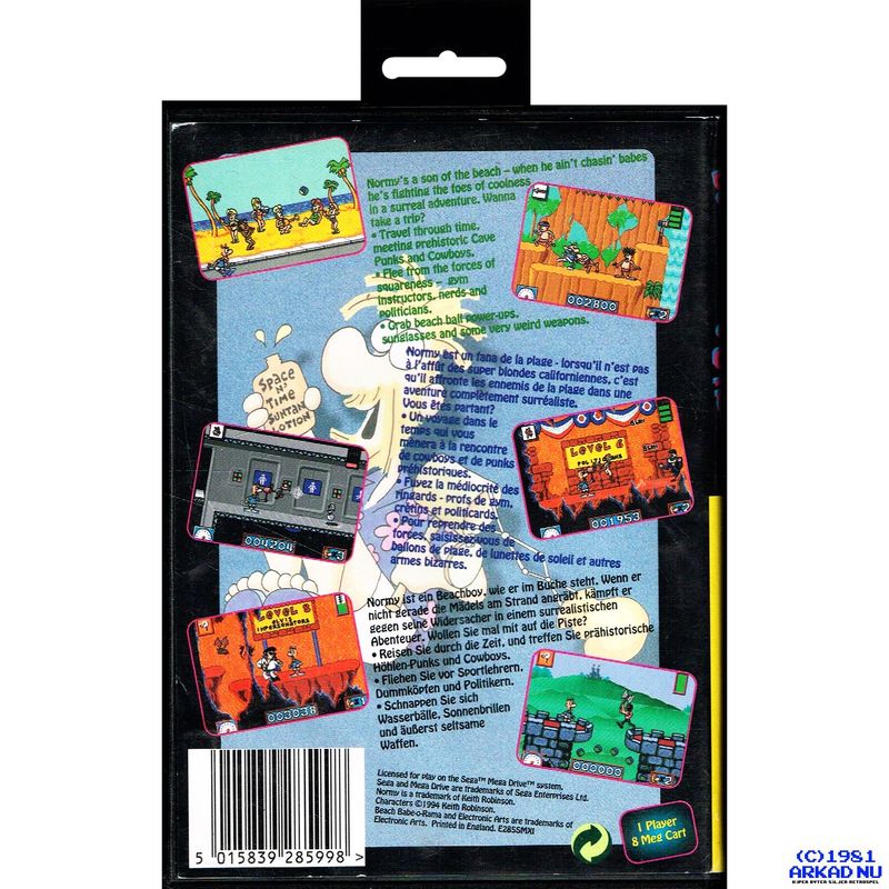 NORMYS BEACH BABE-O-RAMA MEGADRIVE