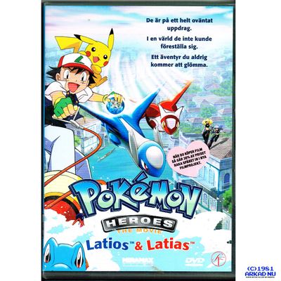 POKEMON HEROES LATIOS & LATIAS DVD