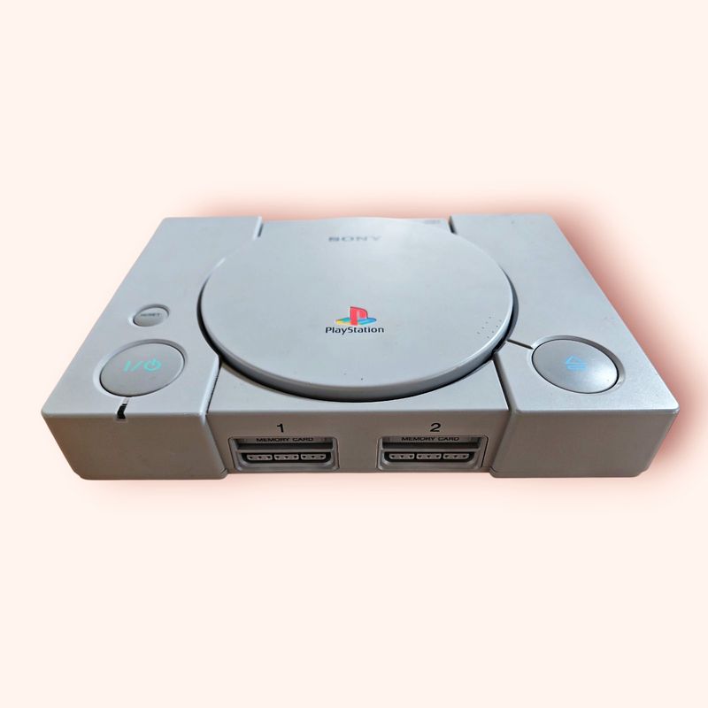 SONY PLAYSTATION 1 BASENHET CHIPPAD MED DUAL SHOCK KONTROLL BRA SKICK