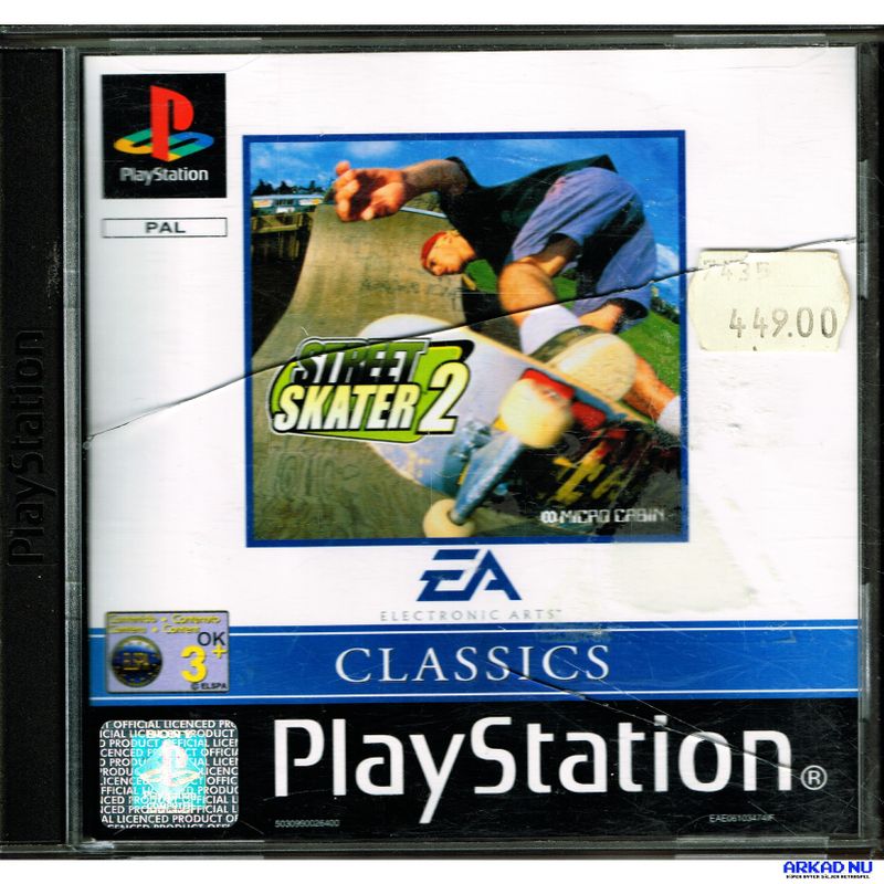 STREET SKATER 2 PS1