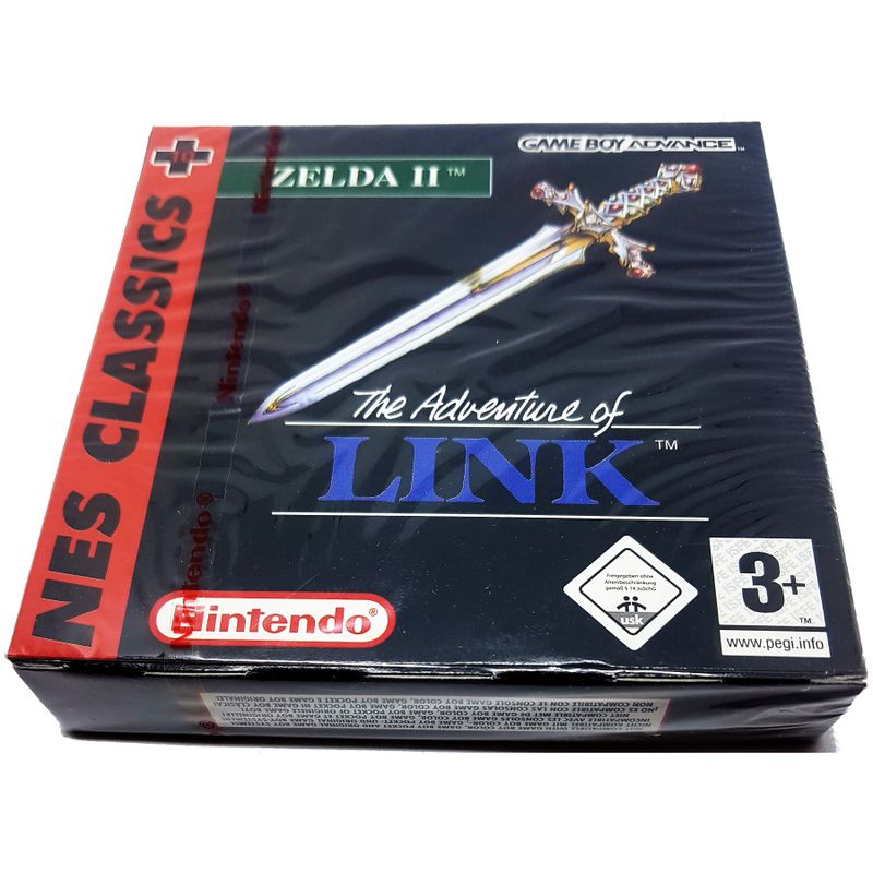 ZELDA II THE ADVENTURE OF LINK NES CLASSICS GBA NYTT